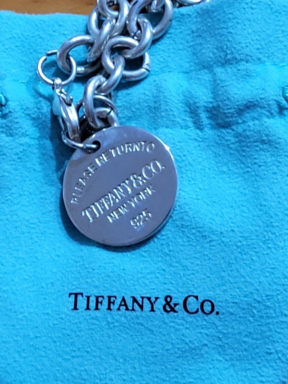 TIFFANY & CO  18" .925 CHOKER NECKLACE